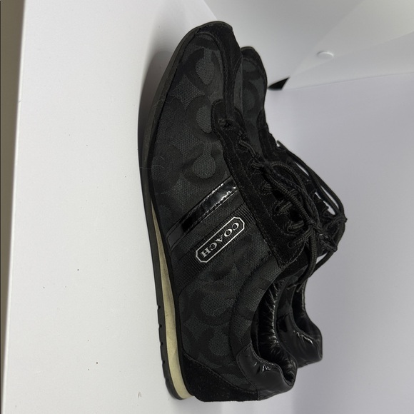 Coach Kathleen signature Black Patterned Sneakers - Picture 2 of 7